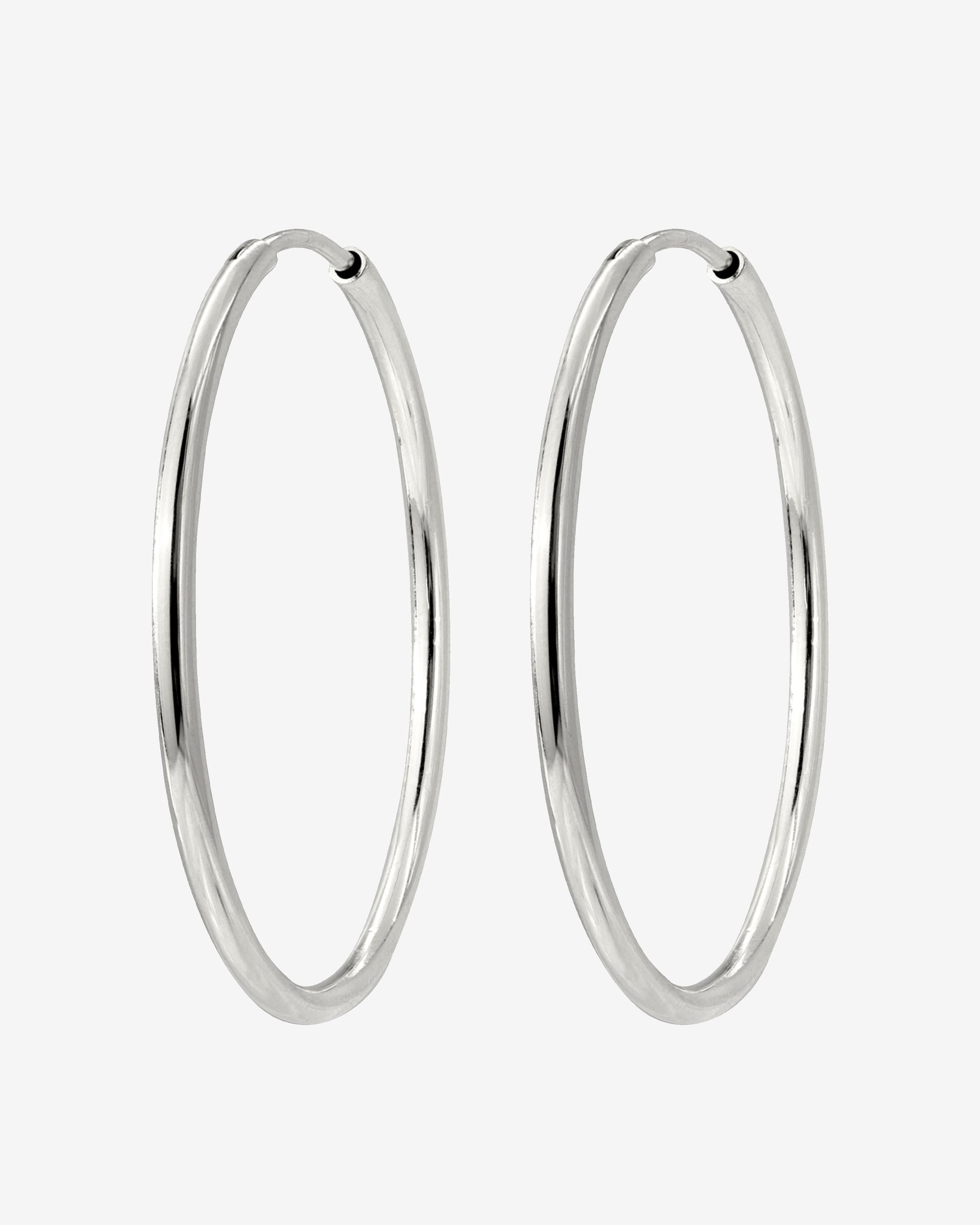 Maxi Hoops Silver