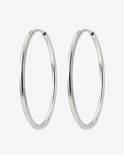 Maxi Hoops Silver