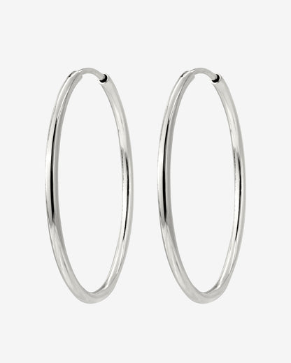 Maxi Hoops Silver