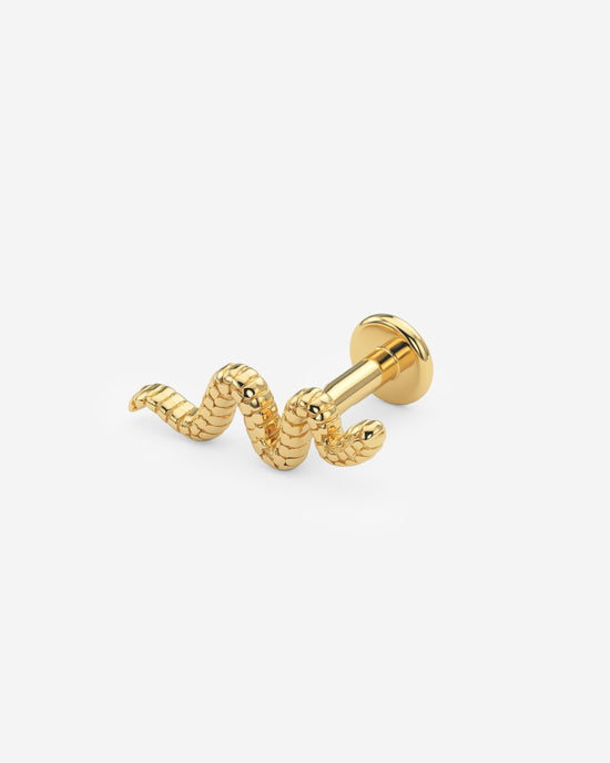 Snake Piercing gold
