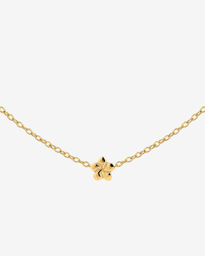 Floral Glow Choker gold