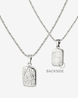 Sun Lover Pendant Necklace Silver