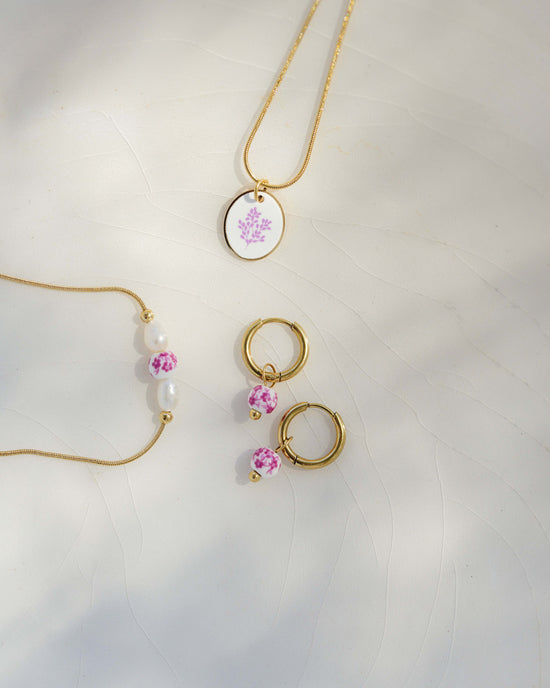 Painted Pink Necklace