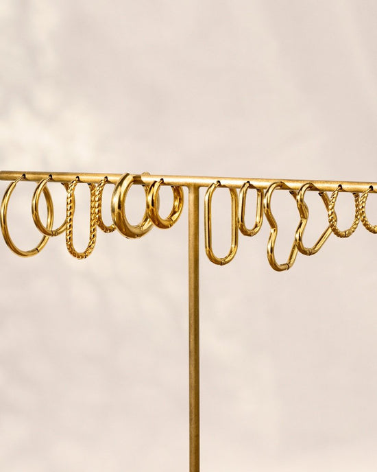 Heartily Hoop Set Rose Gold