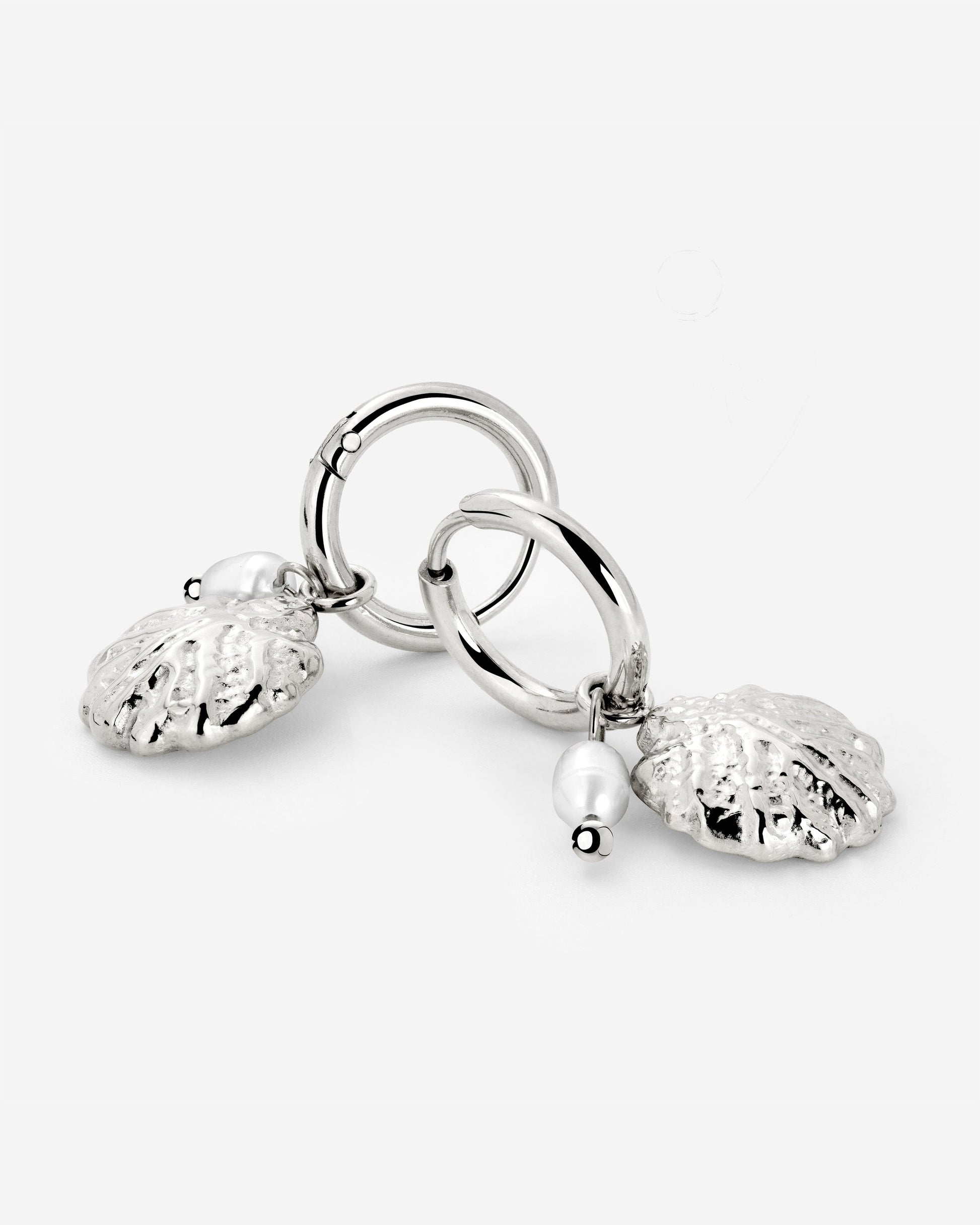 Ocean Lovers Hoop Set Small Silver