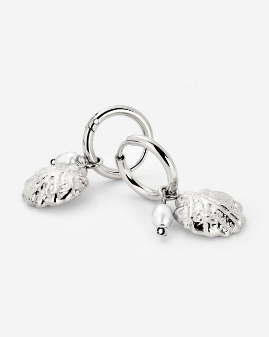 Ocean Lovers Hoop Set Small Silver