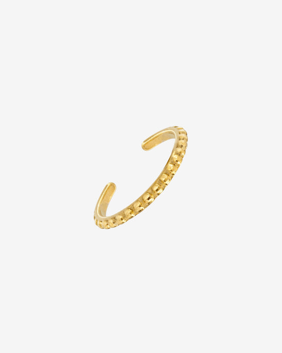 Punto Toe Ring gold