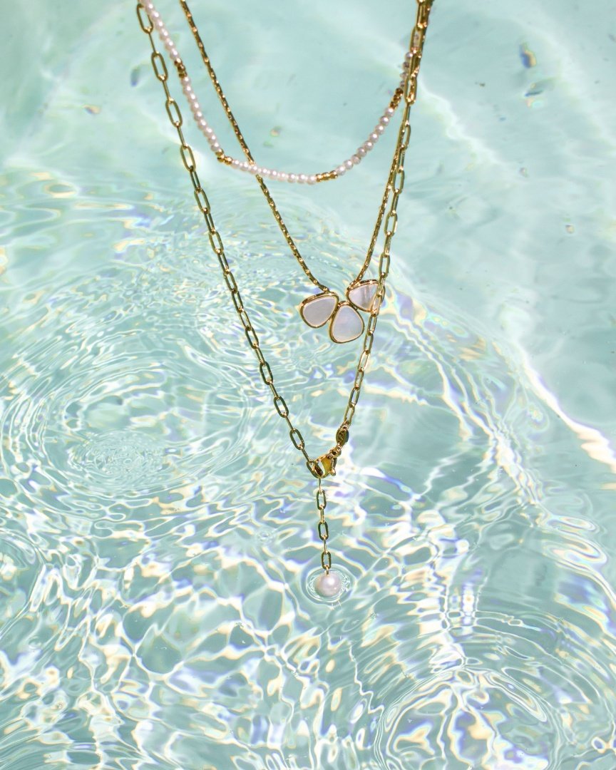 Ocean Find Y-Necklace gold