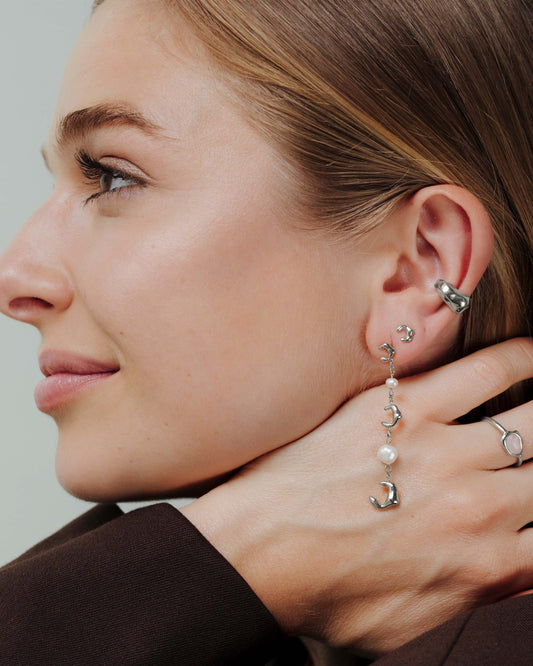 Alluring Anne Studs Silver