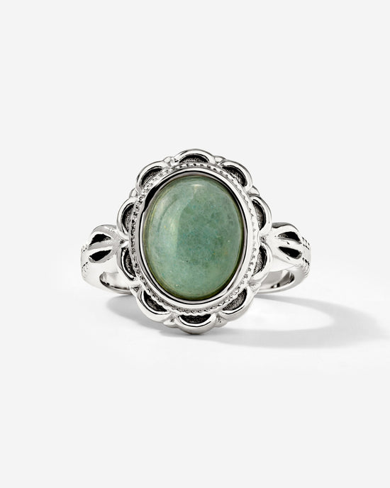 Sea Glass Ring Silver