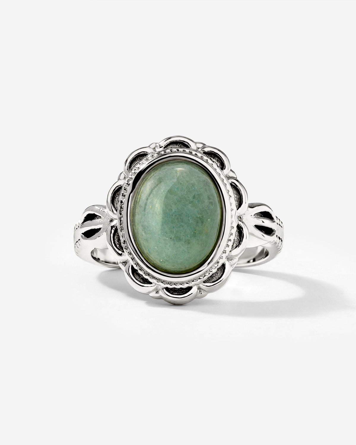 Sea Glass Ring Silber
