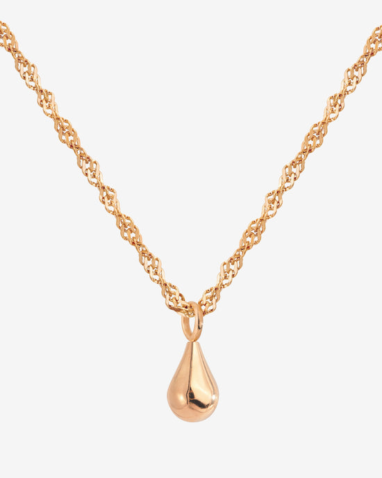 Drop it Necklace Rose Gold