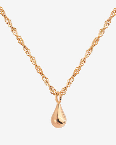 Drop it Necklace Rose Gold