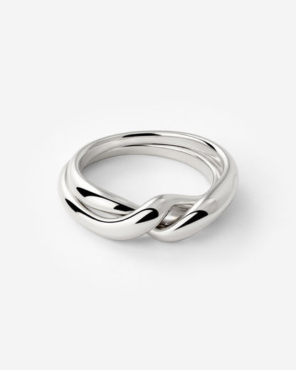 Twinsies Ring Silver