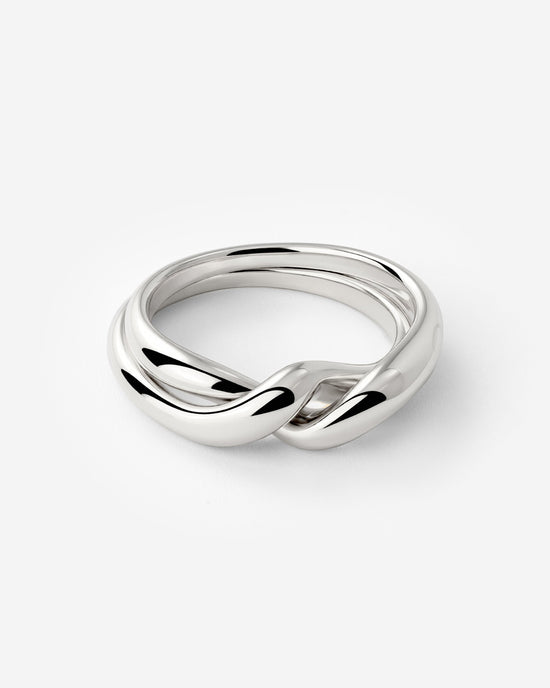 Twinsies Ring Silver