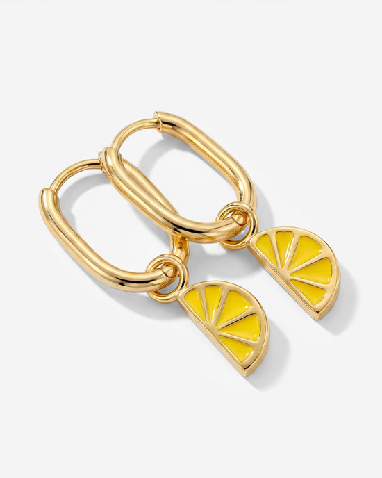 Zesty Oval Hoop Set Baby Gold