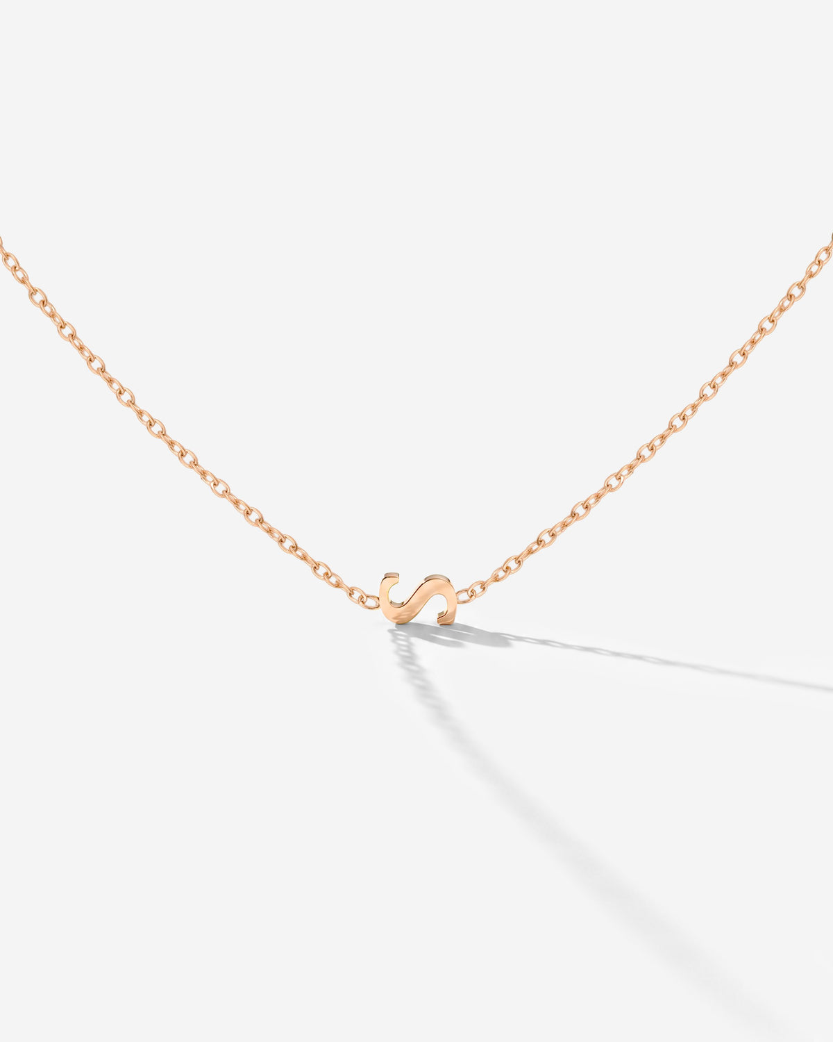 Tiny Letter Necklace