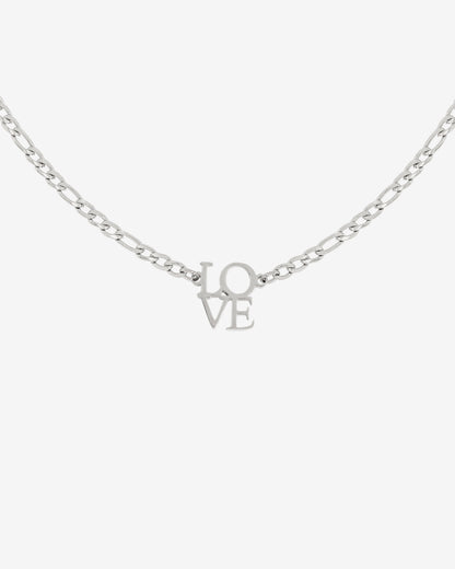 Lots of Love Necklace Silver