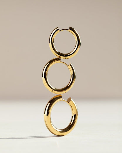 Chunky Hoopies Extra Large Rose Gold