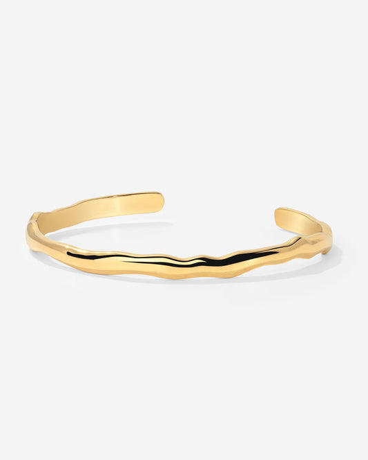 Flowing Bangle Gold