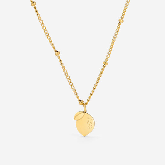 FREE When Life Gives You Lemons Necklace Gold