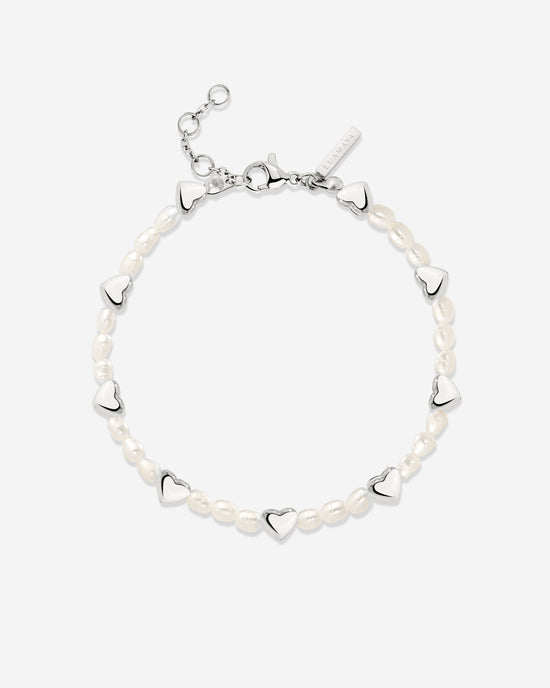 Love Pearls Bracelet Silver