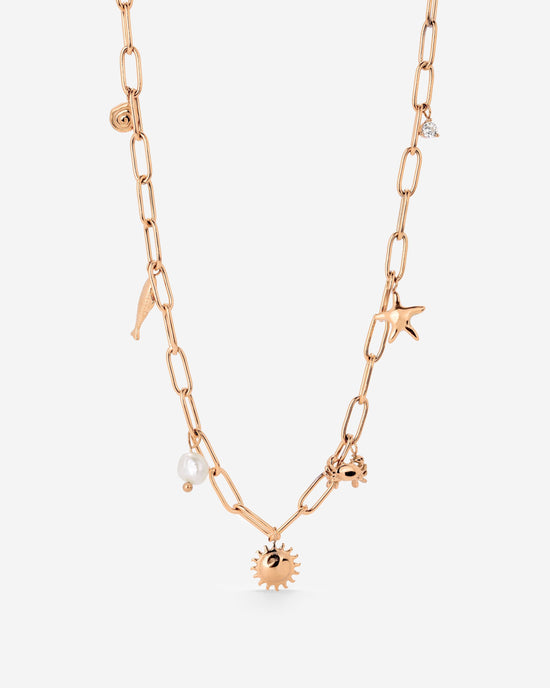 Seaside Treasures Necklace Rose Gold