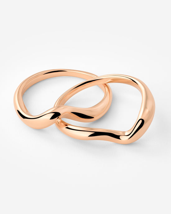 Twinsies Ring Rose Gold