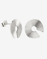 Sparkling Donut Studs Silver