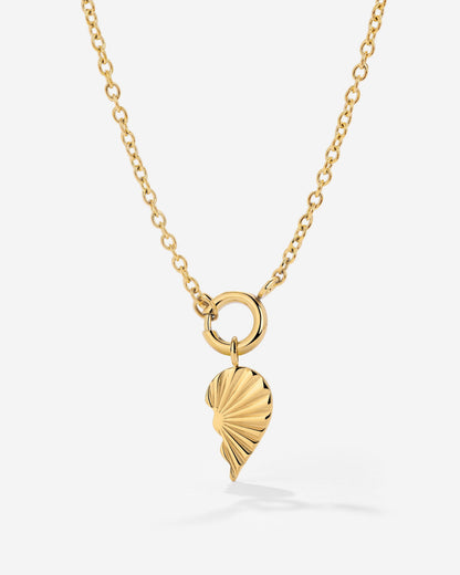 Twin Flame Right Classic Chain Necklace Set gold