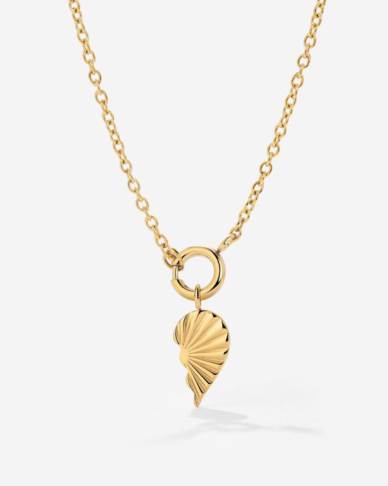 Twin Flame Right Classic Chain Necklace Set Gold