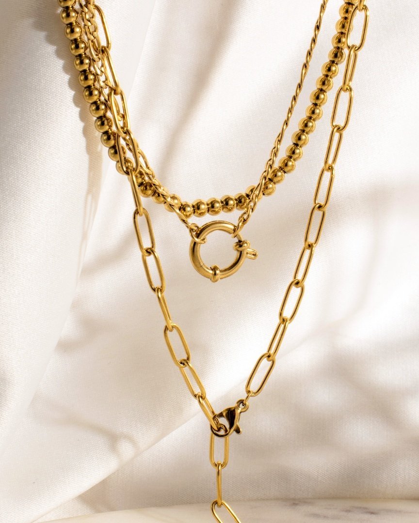 Honey Y-Necklace gold