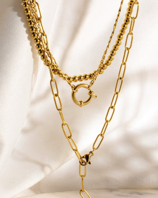 Honey Y-Necklace gold