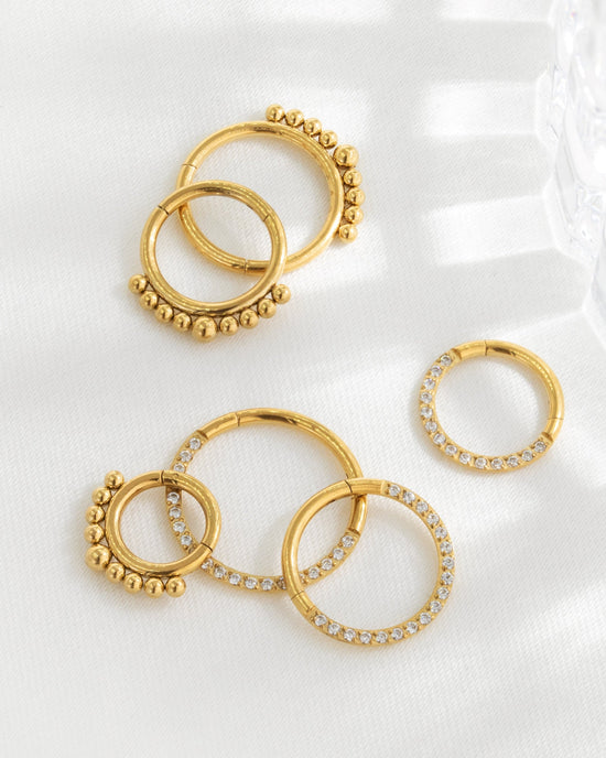 Radiant Click Piercing Silver
