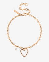 Heart of Gold Bracelet Rose Gold