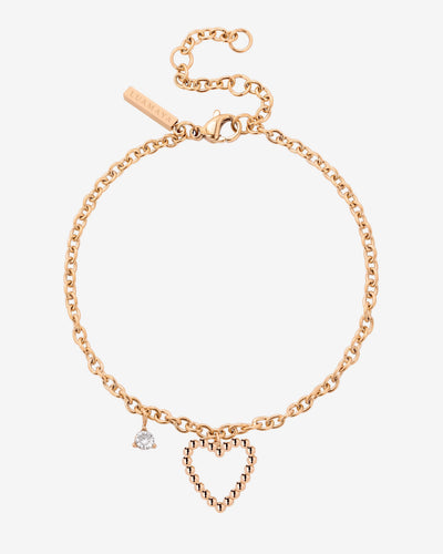 Heart of Gold Bracelet Rose Gold