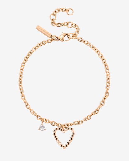Heart of Gold Bracelet Rose Gold