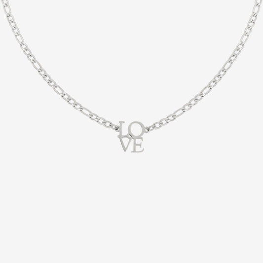 Lots of Love Necklace Silver