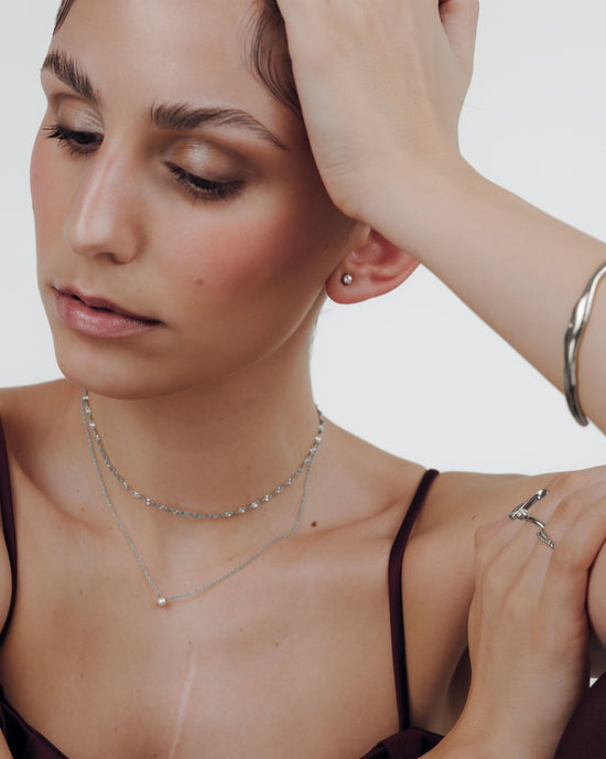 Dream Pearl Studs Silver