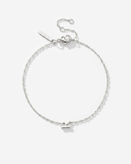 Tiny Letter Bracelet