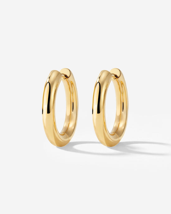 Chunky Hoopies Medium Gold