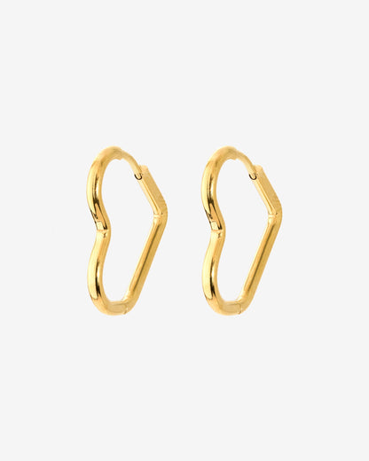 Heartily Hoops Baby gold