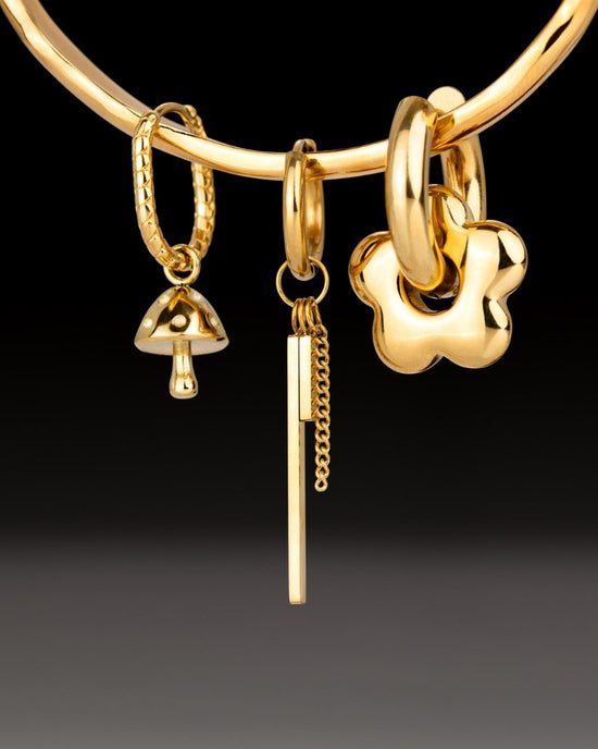 This and That Hoop Set Small gold
