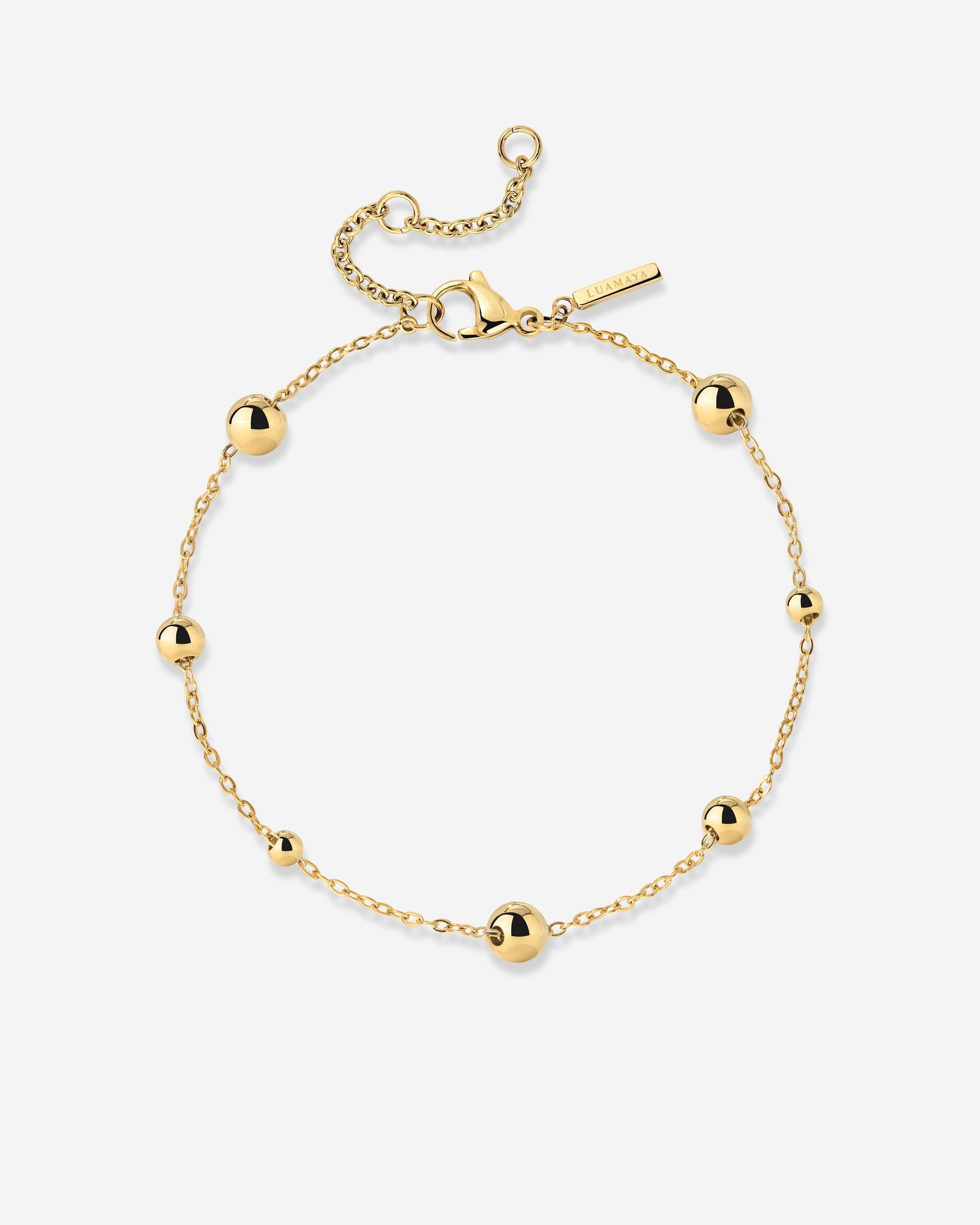 Infinite Beads Bracelet Gold