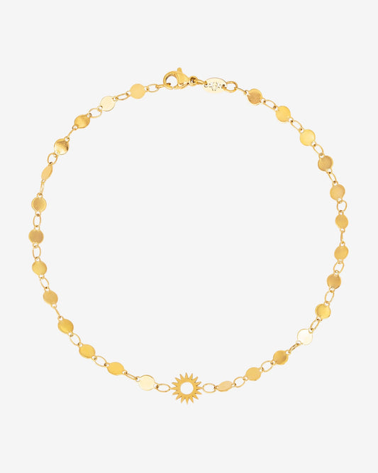 Sunny Side Up Anklet gold
