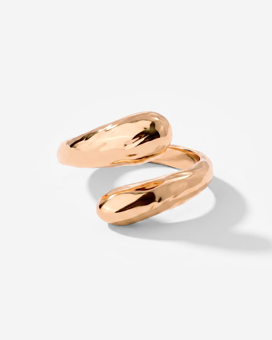 Hammered Embrace Ring