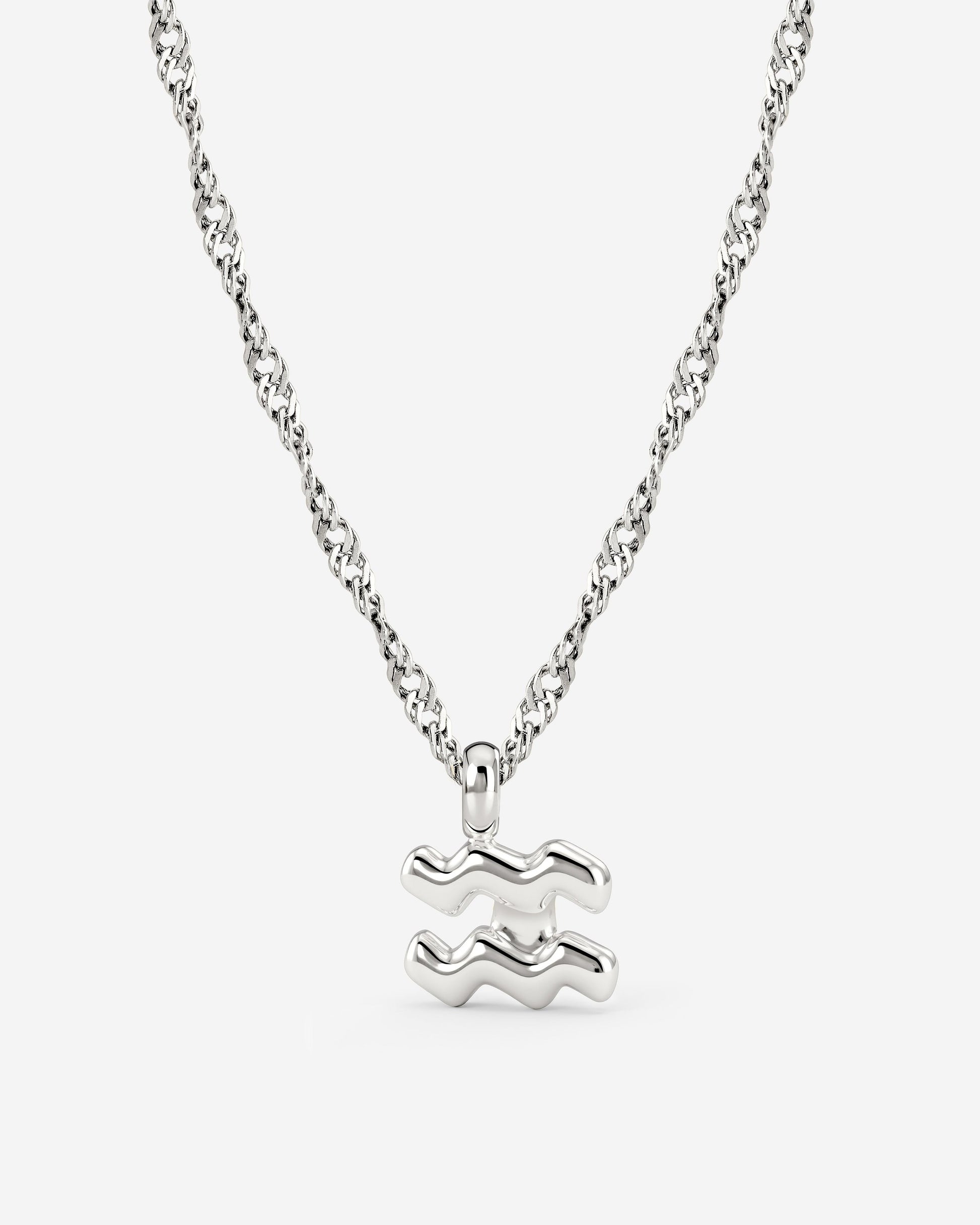 Aquarius Bubble Necklace Silver