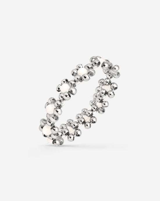 Flowery Ring Silver