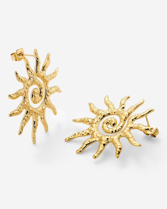 Soleil Studs gold