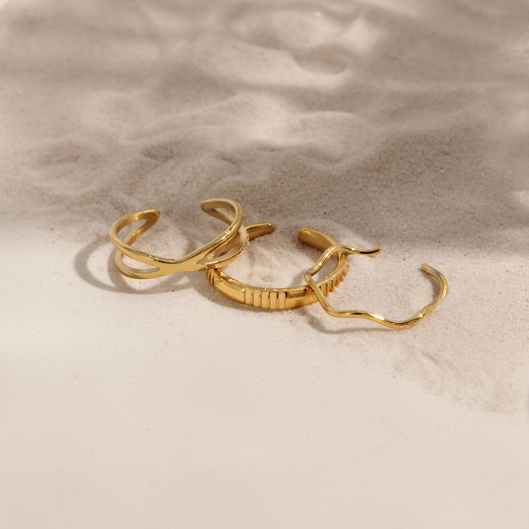 Summer Romance Toe Ring Gold